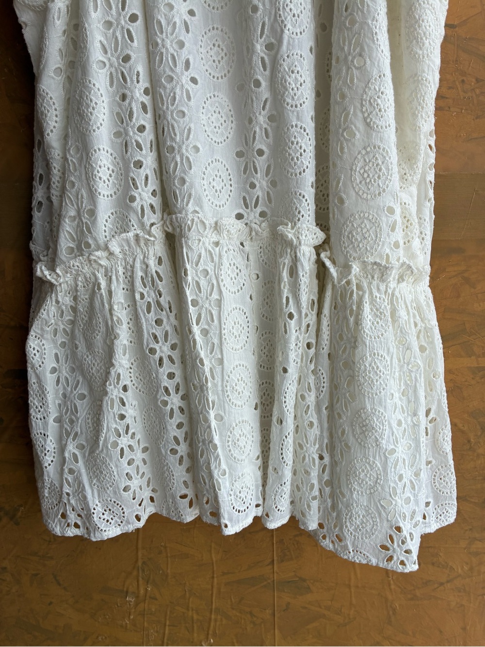 NWOT Cleobella LYDIA MINI DRESS in IVORY Size X-Large - Picture 7 of 12